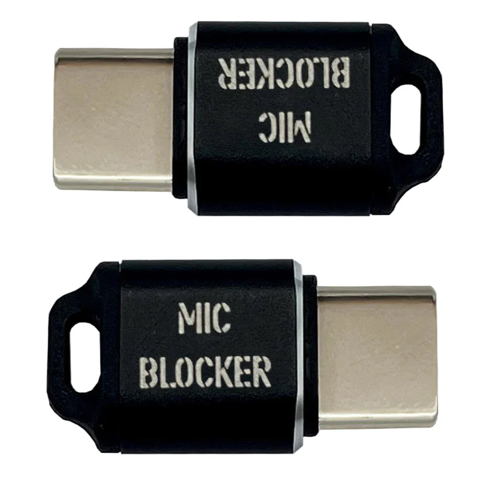 USB C MIC Blockers Lightweight Privacy Protector Multifunction Microphone Sound Security Lock for Laptops Smartphones Tablets