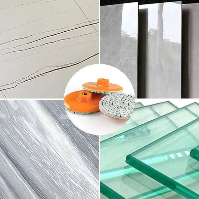 Integrated Stone Trimming/Polishing Disc For M14 Angle Grinder Dry Polishing Marble Ceramic Tile Chamfering Grinding Edge 150#