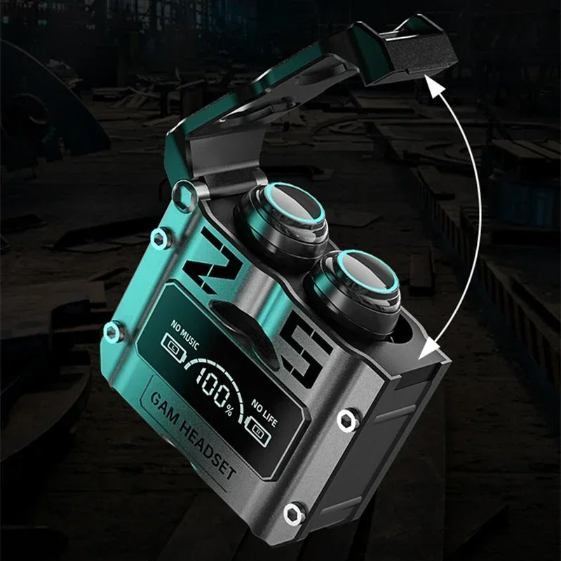 M25 TWS Wireless Headphones Bluetooth 5.3 Earbuds with LED Display Stereo, Touch Control & Noise Reduction Stereo Sound Headset