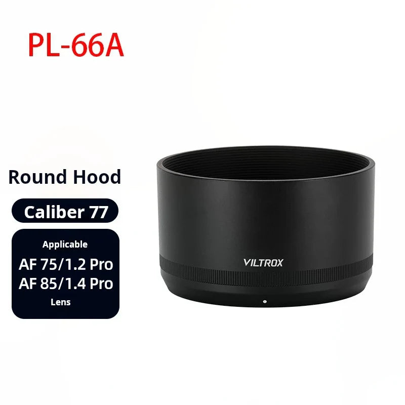 Viltrox Original Camera Lens Hood for 23mm 24mm 33mm 56mm 13mm 85mm Fujifilm X Sony E Mount Nikon Z Mount Canon EOS M mount Lens