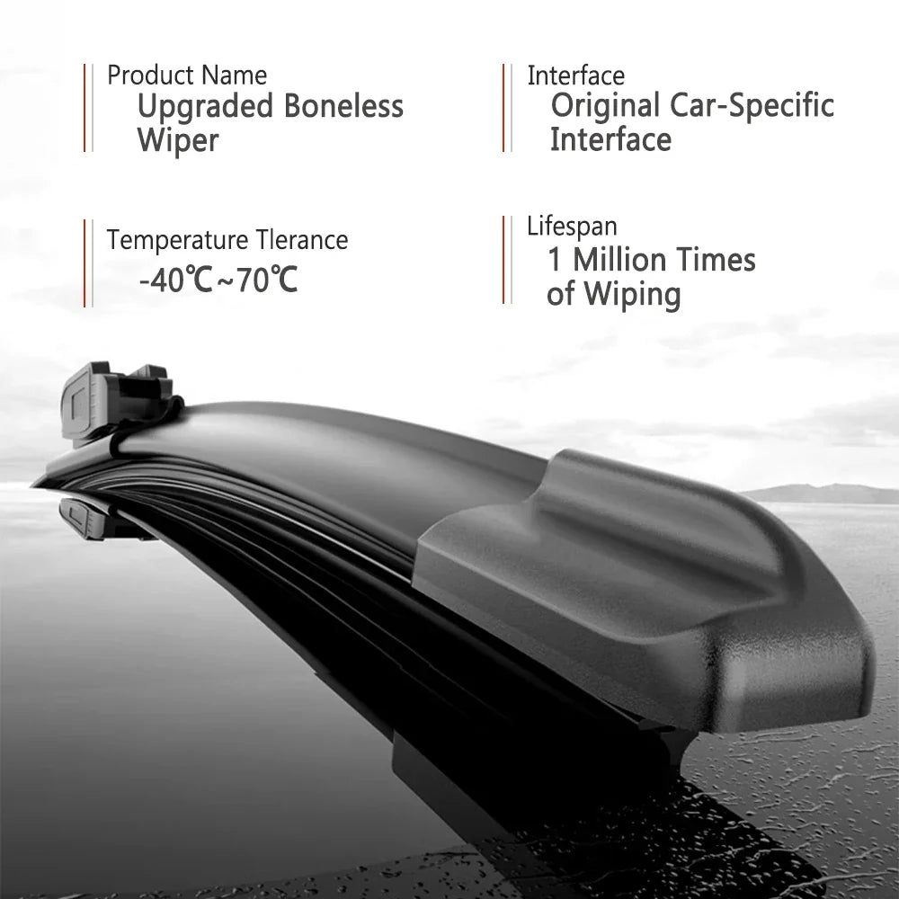 For Toyota Avensis T25 2003-2009 2004 2005 2006 2007 2008 Front Windshield Wiper Blades 2pcs Windscreen Window Accessorie 24"16"
