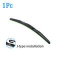1Pc Car Wiper Universal Three Stage Soft Rubber Wiper Mute Durable Multi Size Front Windscreen Automotive Wiper Auto Parts