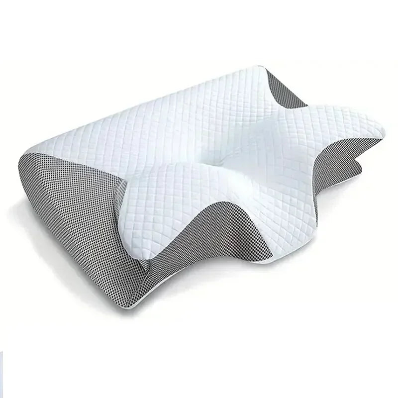 1pc Memory Foam Cervical Pillow, 2 in 1 Ergonomic Contour Orthopedic Pillow for Neck Pain Support Pillows Pillowcase replacement
