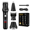 Professional Beard Hair Trimmer For Men Electric Razor and Sideburn Trimmer for Men Rechargeable USB with Display Body Beard