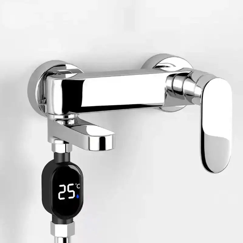 Digital Display Shower Thermometer 1/2'' Household Water Shower Thermometer Baby Care Accurate Temperature Measurement Meter