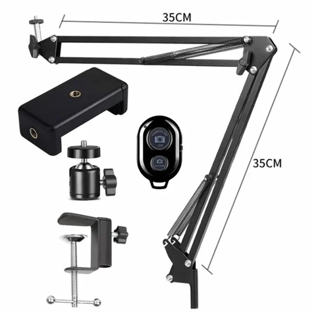 2025 NEW Flexible Arm Tripod For Phone Stand Table Folded Anchor 360° Rotation Online Desktop Laptop Video Live Shot Photography