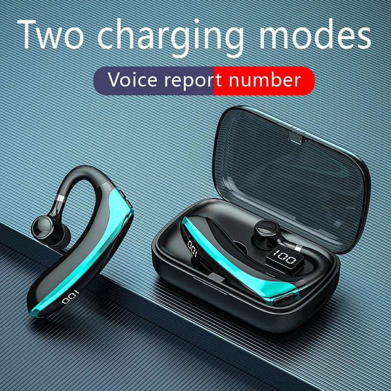 Wireless Bluetooth Headphones With Microphon Earphone ENC Noise Cancelling Handsfree Talking Headset Busines Auriculares Driving