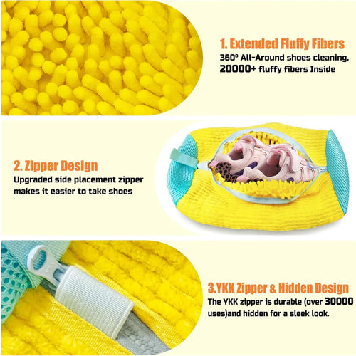 1Pcs Shoe Washing Machine Bag Sneaker Cleaning Laundry Shoe Bag For Washer Dryer Reusable Shoe Washing Bag Shoe Washing Machine