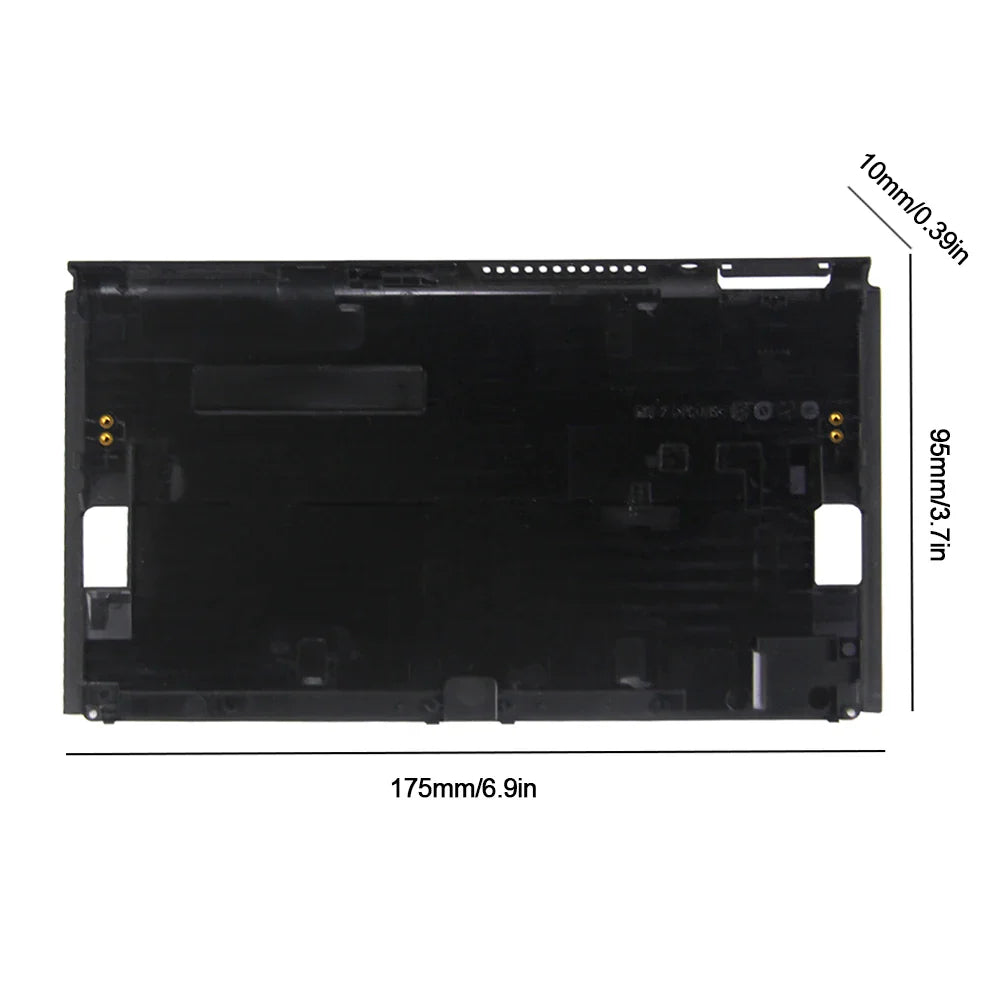 Faceplate for Switch OLED Housing Shell Backplate Cover Kits ABS Replacement Bottom Housing Shell Case Repair Parts Back Cover