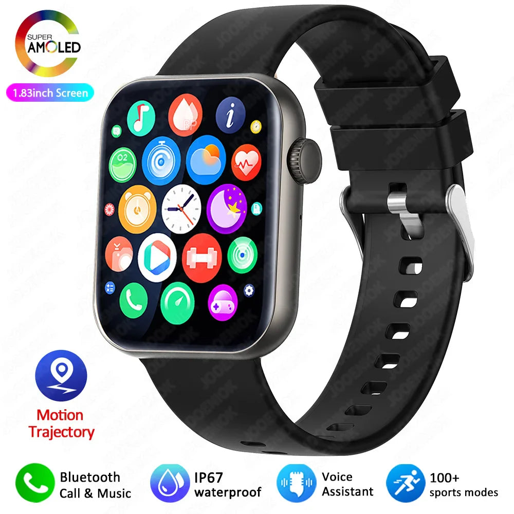 2025 New Sports Smart Watch Men Full Touch Screen Heart Rate Bluetooth Call 1.9 inch AI Voice IP68 Waterproof Smartwatch Women