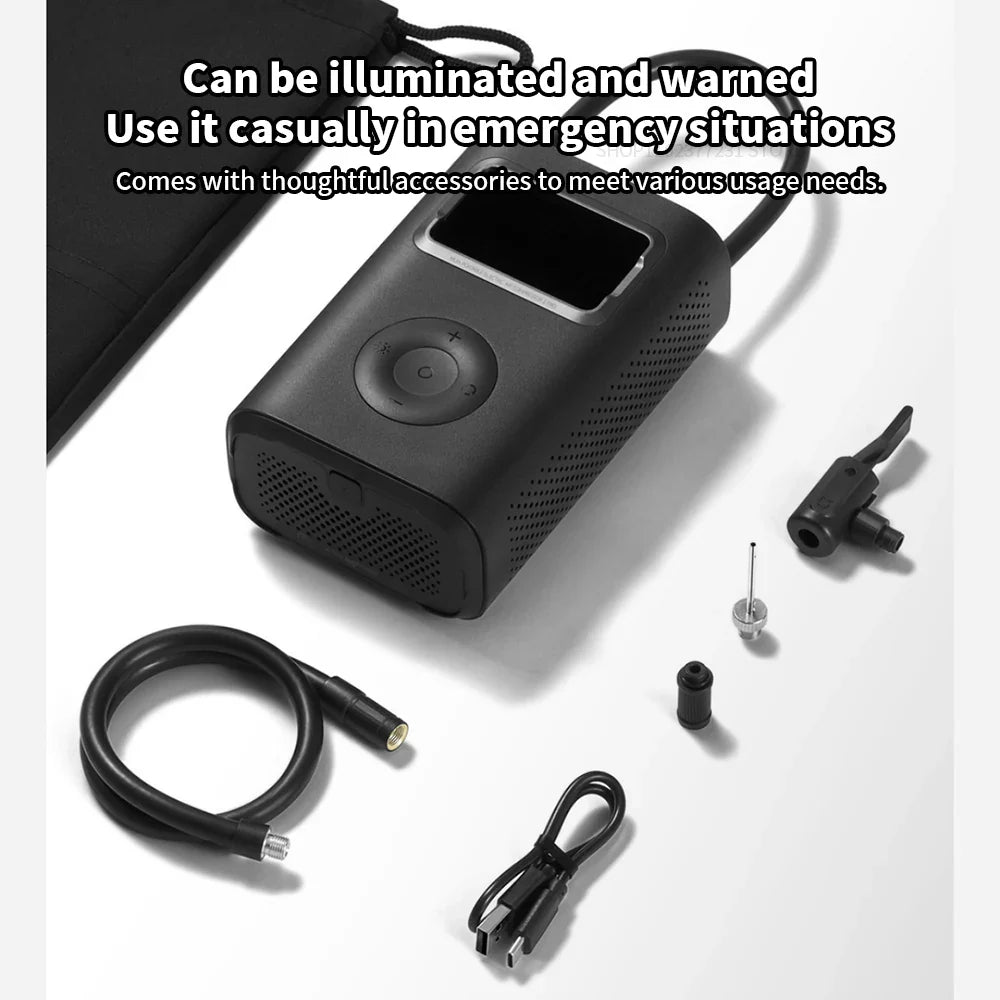 Original MIJIA Air Pump 2 Pro Portable Electric Air Compressor Mi Inflatable Treasure 150psi High Pressure Motorcycle Car Soccer