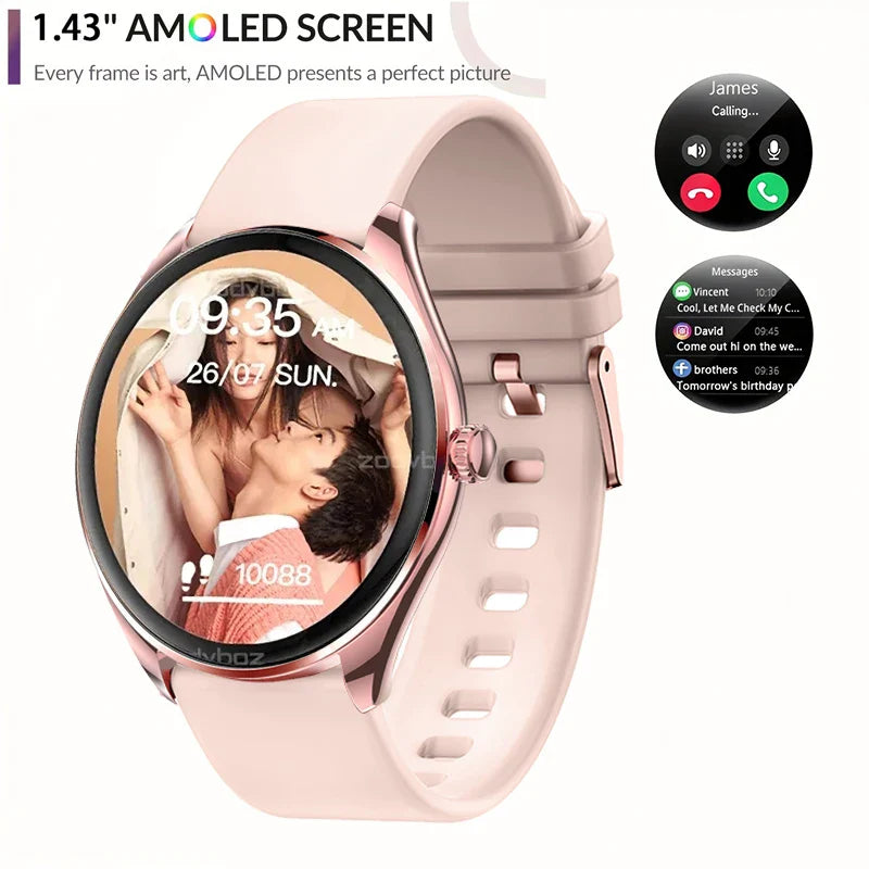 2025 New Amazfit BT Call waterproof SmartWatch Women Watches Men Sports Fitness Tracker Heart Rate Smartwatch For Android apple