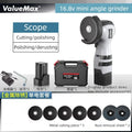 16.8V Cordless Electric Angle Grinder 9000r/min Lithium Battery Mini Polishing Grinding Machine Diamond Cutting Power Grinder