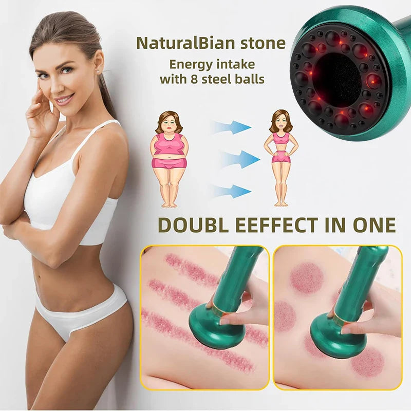 Intelligent Vacuum Cupping Suction Massager Glass Jars Anti Cellulite Cupping Vacuum Guasha Massage Beauty Health Scraping