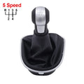 For Seat Leon MK2 1P (2005-2012) Altea XL (2004-2012) Toledo MK3 (2004-2009) Car Gear Stick Shift Knob with Leather Boot
