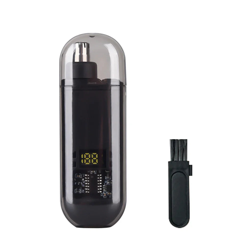 Nose Hair Trimmer for Men USB Rechargeable Mini Pocket Nose Hair Clipper Portable Electric Eyebrow Ear Nose Hair Cutting Machine