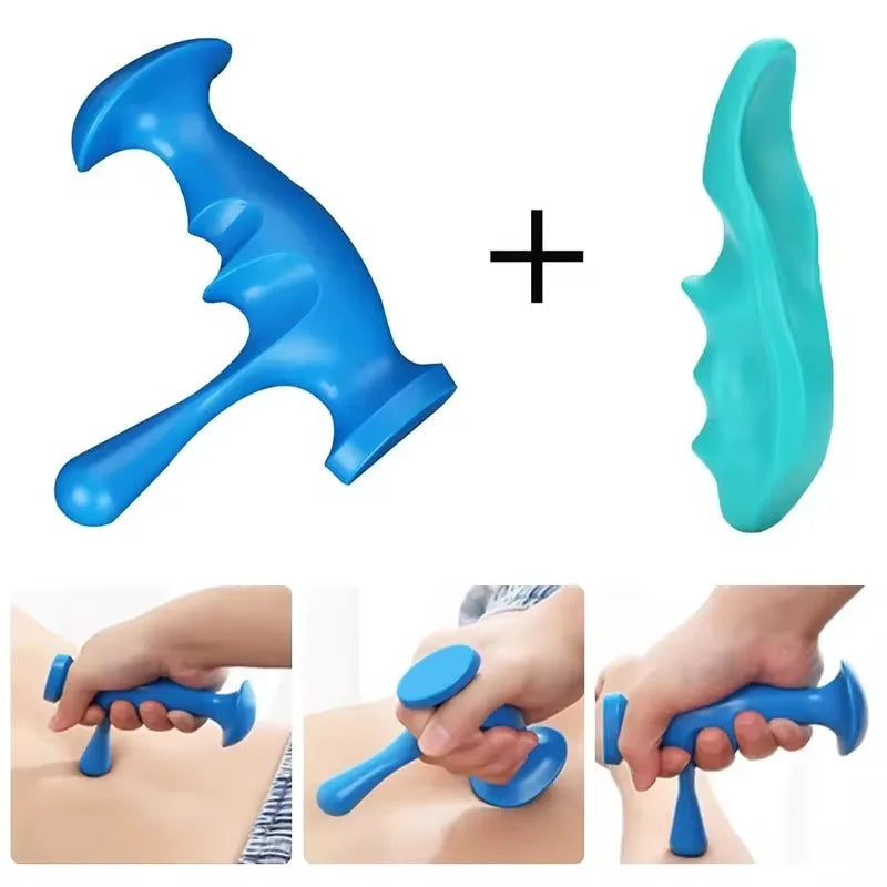 Mini Massager Thumb Finger Pressure Press Trigger Point Manual Deep Physiotherapy Massage Tools Full Body Muscle Relax Stick