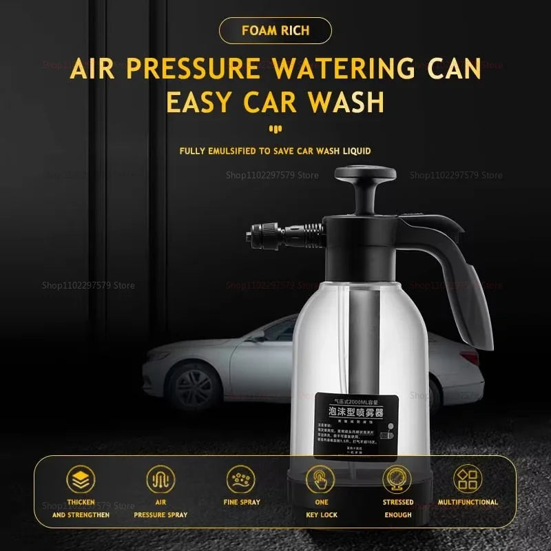 High-pressure car foam spray gun, car washing tools, household handheld car foam spray bottle, multi-functional