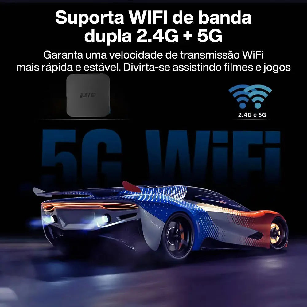 4K Ultra HD Smart TV Box U16 Android 11.0 Allwinner H313 2GB RAM 16GB ROM with Dual Band WiFi for High Speed Streaming and Ent