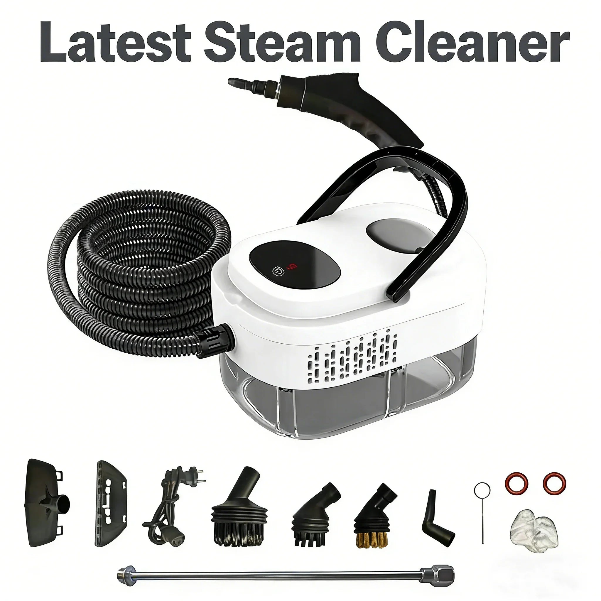 2500W Portable Steam Cleaner High Temperature Sterilization Pressure Jet Washer Machine for Home Car Kitchen Air Conditioner