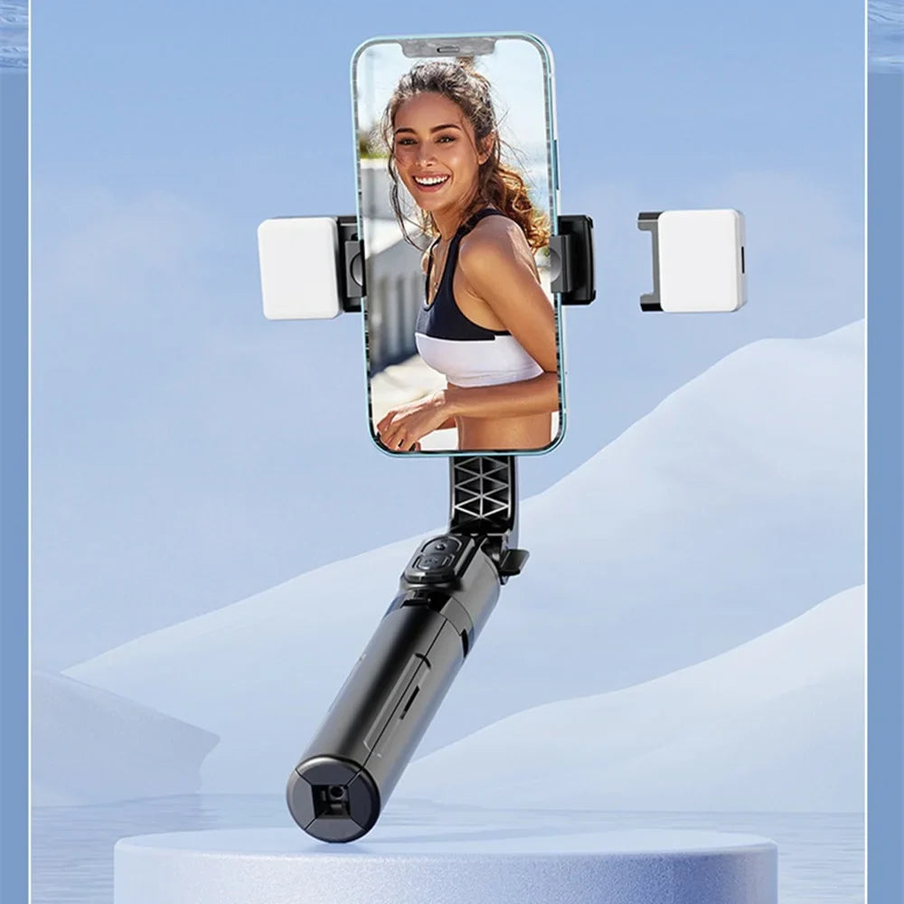 2025 Portable selfie four tripod wireless remote control Mobile phone holder for video recording recording and live streaming