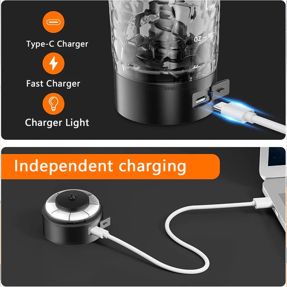 Portable Protein Shaker Cup for Gym Running Mixing Cup USB Rechargeable Automatic Mixing Mug Protein Powder Milk Coffee Mixer