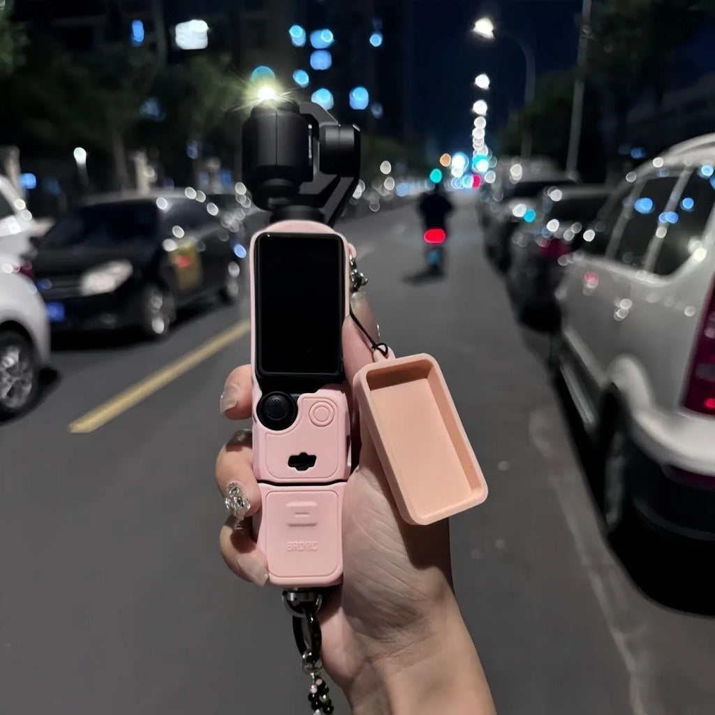 DJI Pocket 3 Silicone Case Osmo Action Camera Protective Cover Anti-Scratch DJI P3 Camera Accessory