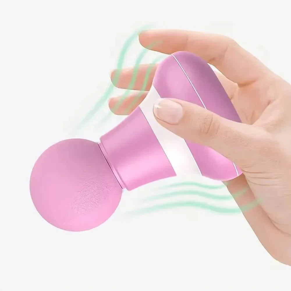 Mini Portable Massage Gun Deep Tissue Percussion Handheld Muscle Massager for Athletes Body Back Pain Relief