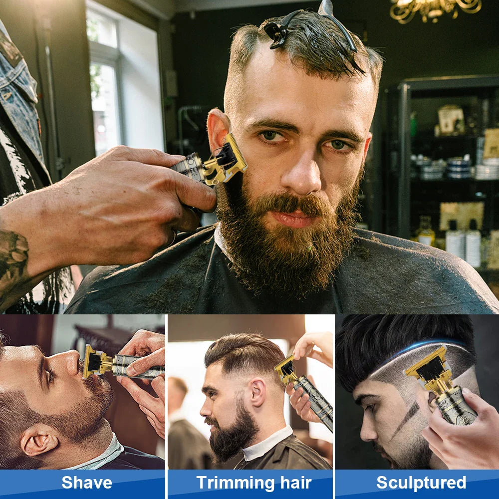 Hair Trimmer New Professional Cutting Machine Electric Shaver Hair Trimmers With LCD Display Men's Hair Clipper