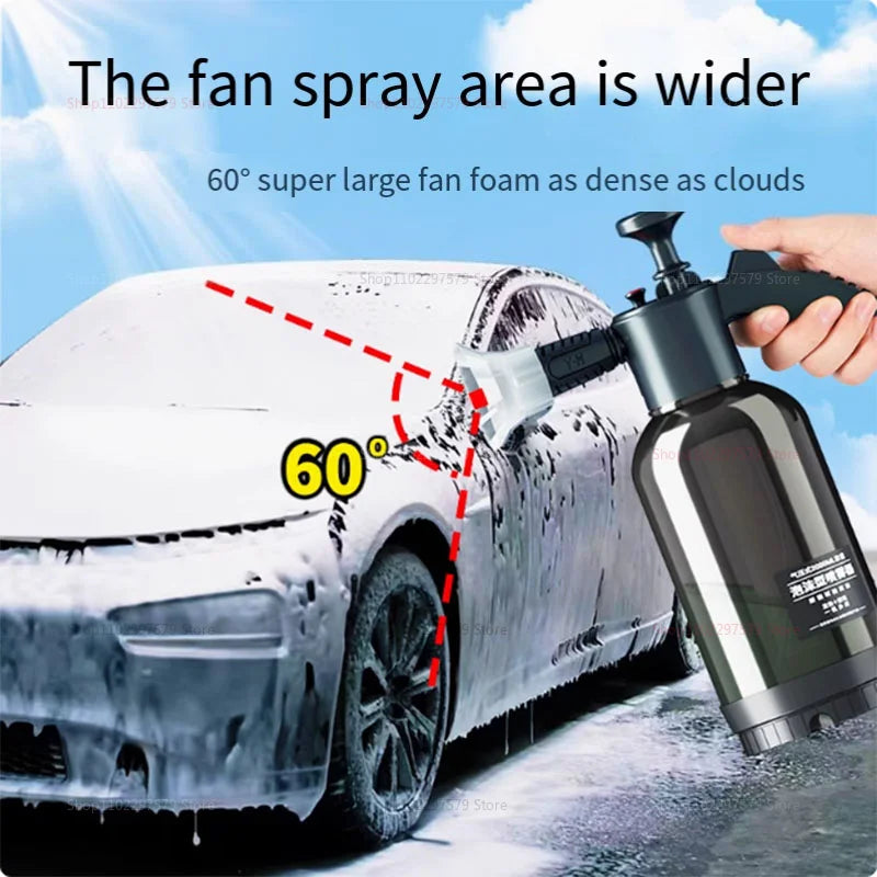 High-pressure car foam spray gun, car washing tools, household handheld car foam spray bottle, multi-functional