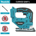 For Makita DJV182 Brushless Portable Carpenter Power Tool Jigsaw Electric Jig Cordless Barrel Handle Jigsaw Free Delivery