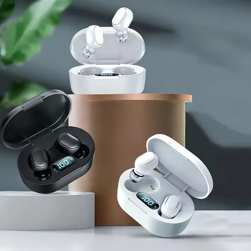 E7S TWS Wireless Headphones Bluetooth Earphone Control Sport Headset Waterproof Microphone Music Earphone Work On All Smartphone