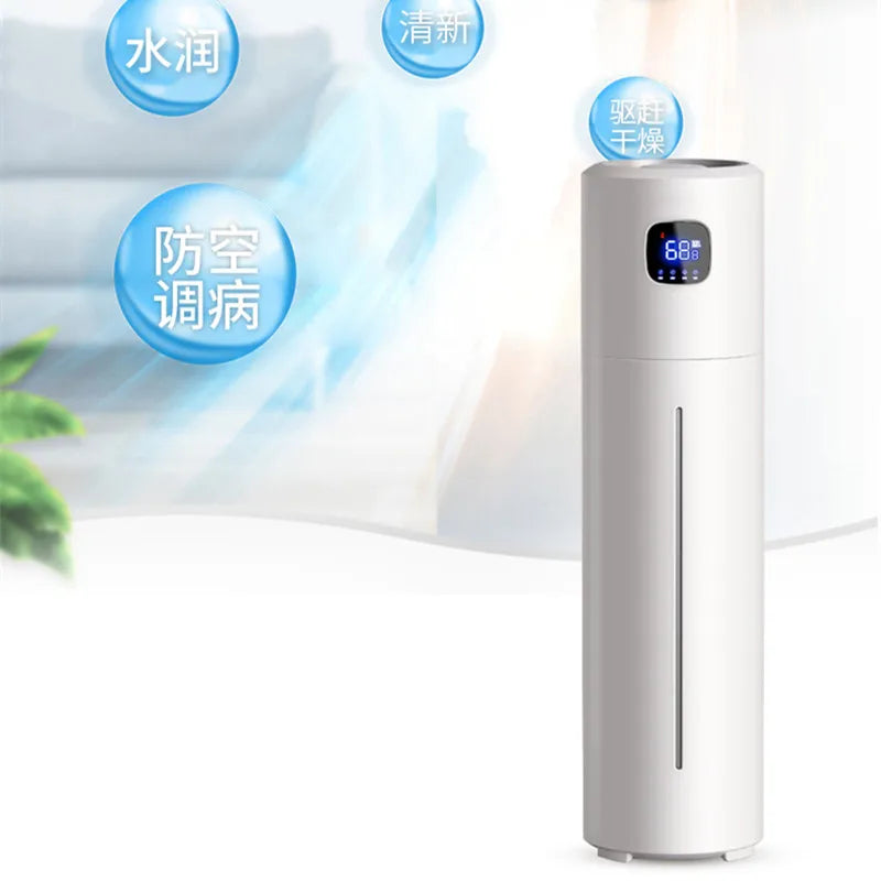 12L Cool Mist Humidifier, Ultrasonic Quiet Operation, Top Fill Design for Large Room Bedroom Office, BPA-Free & Easy Clean