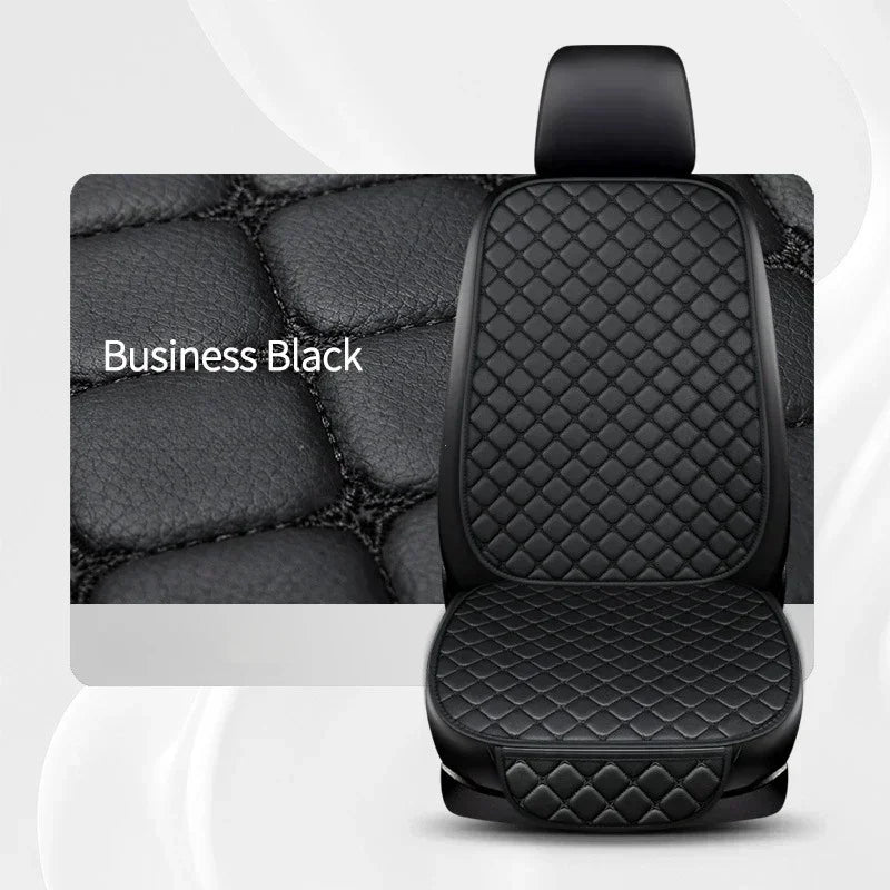 Universal Pu Leather Car Seat Cover Seat Back Soft Cushion Minimalism Seat Cushion Chair Carpet Pad Auto Interior Accessories