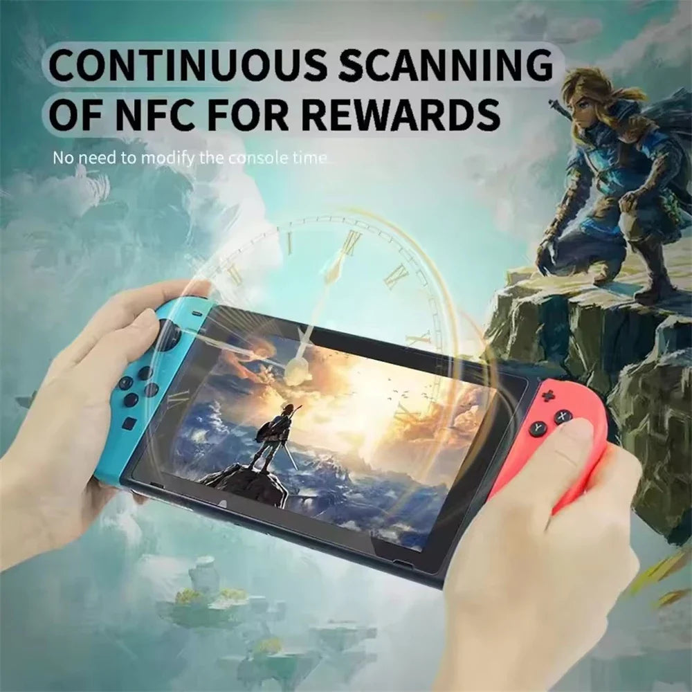 For Amiibo NFC Pixl Emulator Simulator Chargeable Bluetooth Intelligent Simulator for Switch2/Switch WiiU 3DS Game Accessories