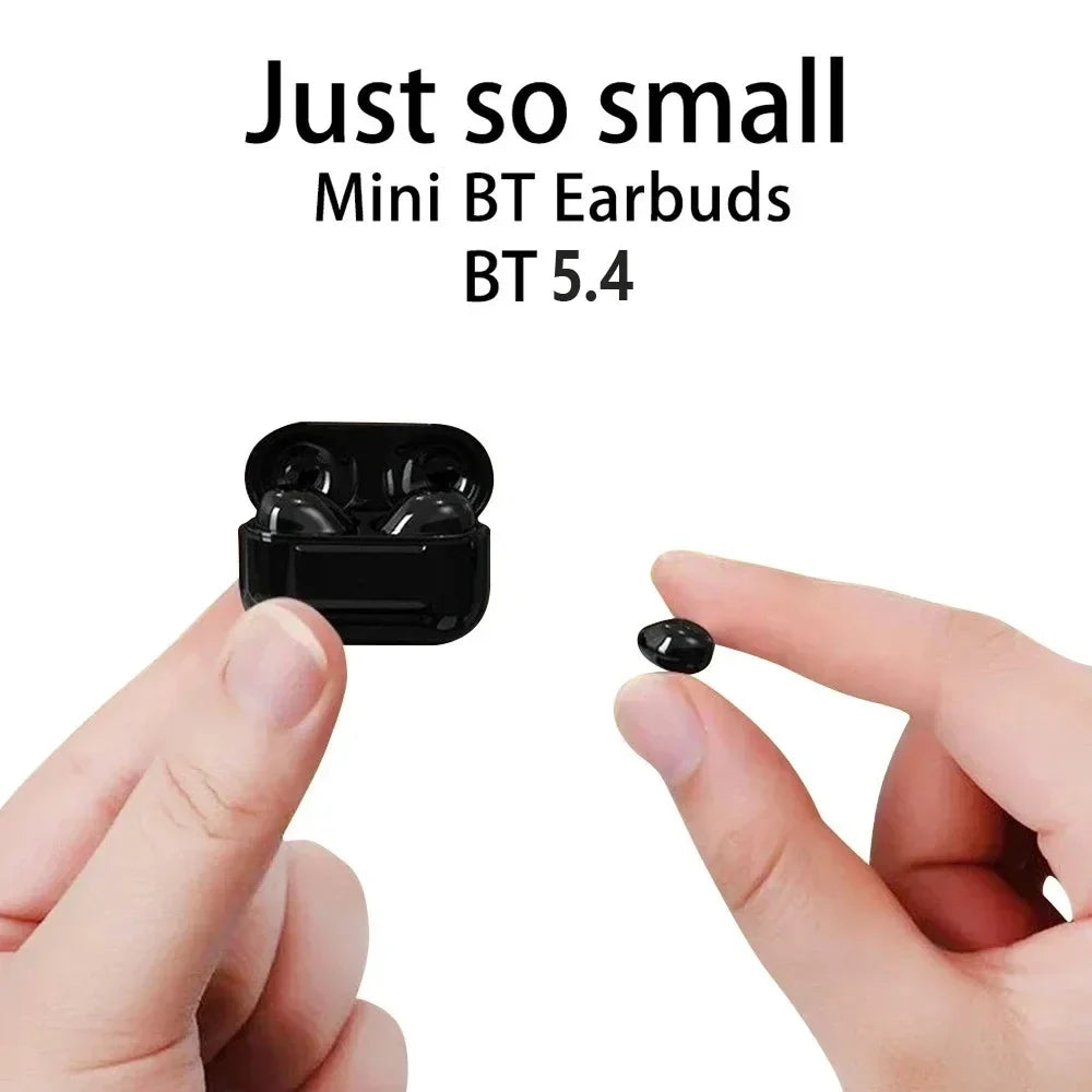 Mini Sleep Wireless Bluetooth Headphones TWS Headsets With Mic Stereo Sport In-ear EarphoneLong Standby HD Call Earbuds Game