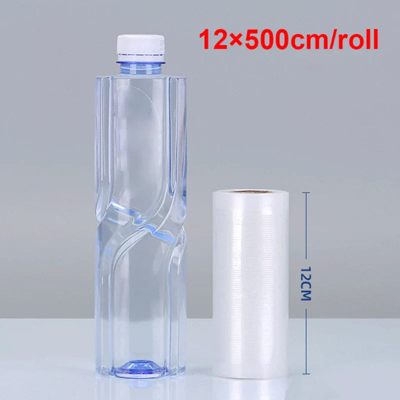 Food Vacuum Bags Sealer Storage Packaging Bags for Kitchen Vacuum Seal Keep Food Fresh BPA-Free 5 Size Vacuum Sealing Rolls Bags