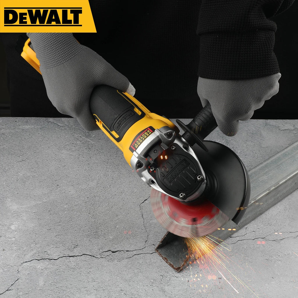 DEWALT DCG405 125mm flat head angle grinder bare machine tool cutting machine 18V lithium battery brushless tools