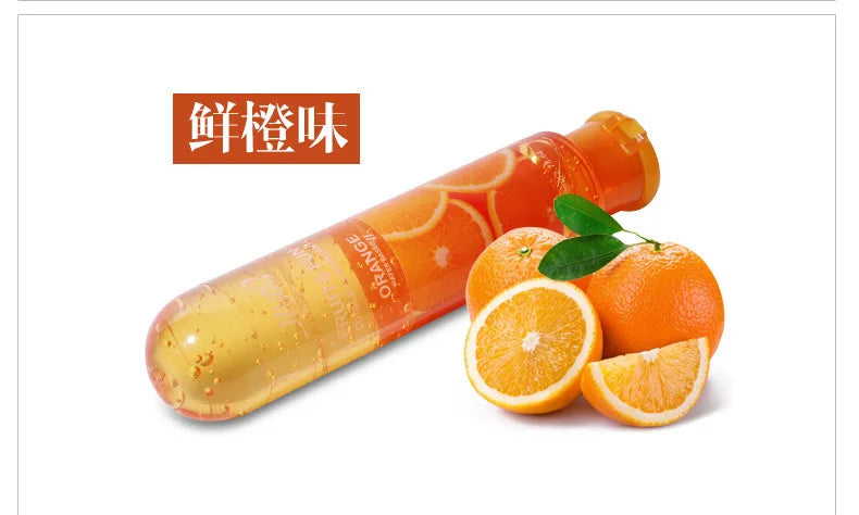 80ml Adult Erotic Lubricant Edible Fruit Flavor Oral Sex Water-soluble Human Lubricant Private Parts Lubricant Massage Sex Toy