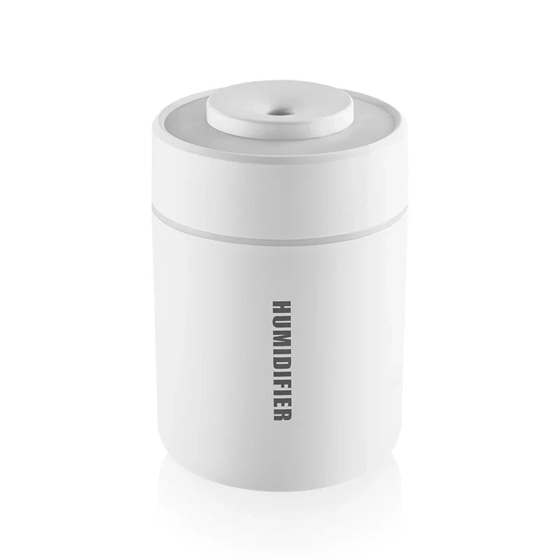 1PC Portable Mini Air Humidifier, Quiet Operation, Fine Mist Mode, with Ambient Lights - Portable USB Humidifier for Indoor Use