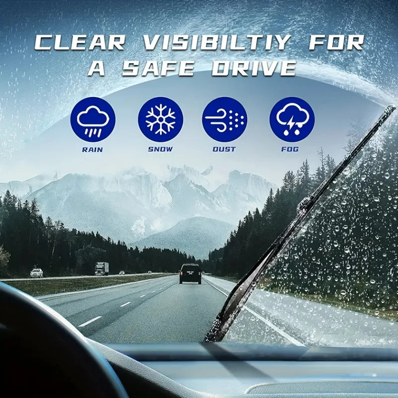 For Ford Fiesta 5 MK5 Hatchback 2003-2008 Car Wiper U-type Soft Rubber Boneless Wiper HD Quiet Durable Automotive Wiper 22"+16"