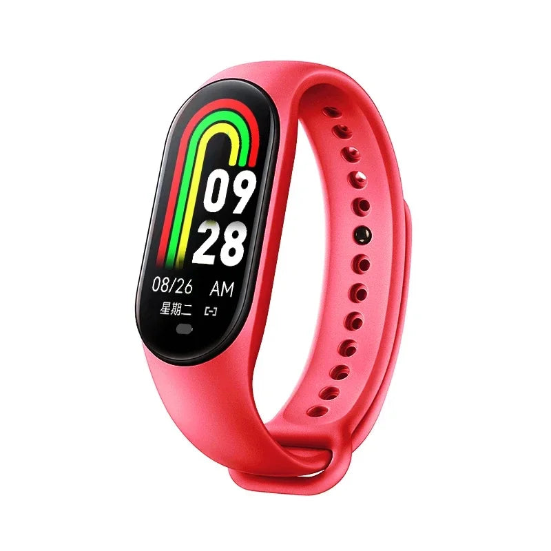 2025 New M8 Band Smart Watch Men Women Smartwatch Heart Rate Sports Fitness Tracking Bracelet Smartband Watche For Android Apple