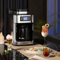 Petrus Automactic Coffee Machine Drip Coffee Maker Stainless Steel 10-cup With Built-In Grinder and Brew Strength Control