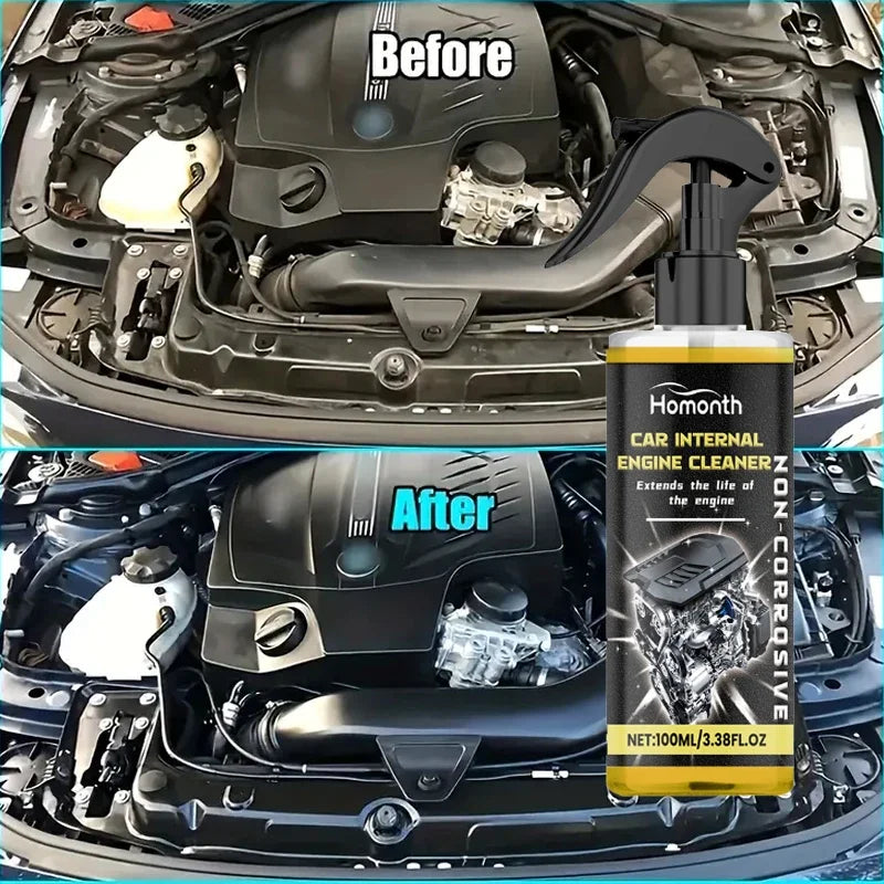 Engine Bay Cleaner Engine Shine Protector Detailer Decontamination Deep Degreasing Compartment Heavy Oil Dust Car Cleaning Tools