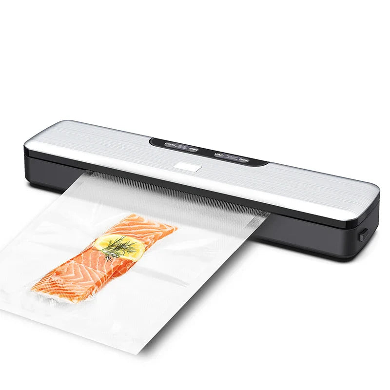 New Electric Vacuum Sealer Home Food Packaging Machine 5mm Heating Width US EU UK AU Plug 110V 220V 240V Automatic Food Sealer