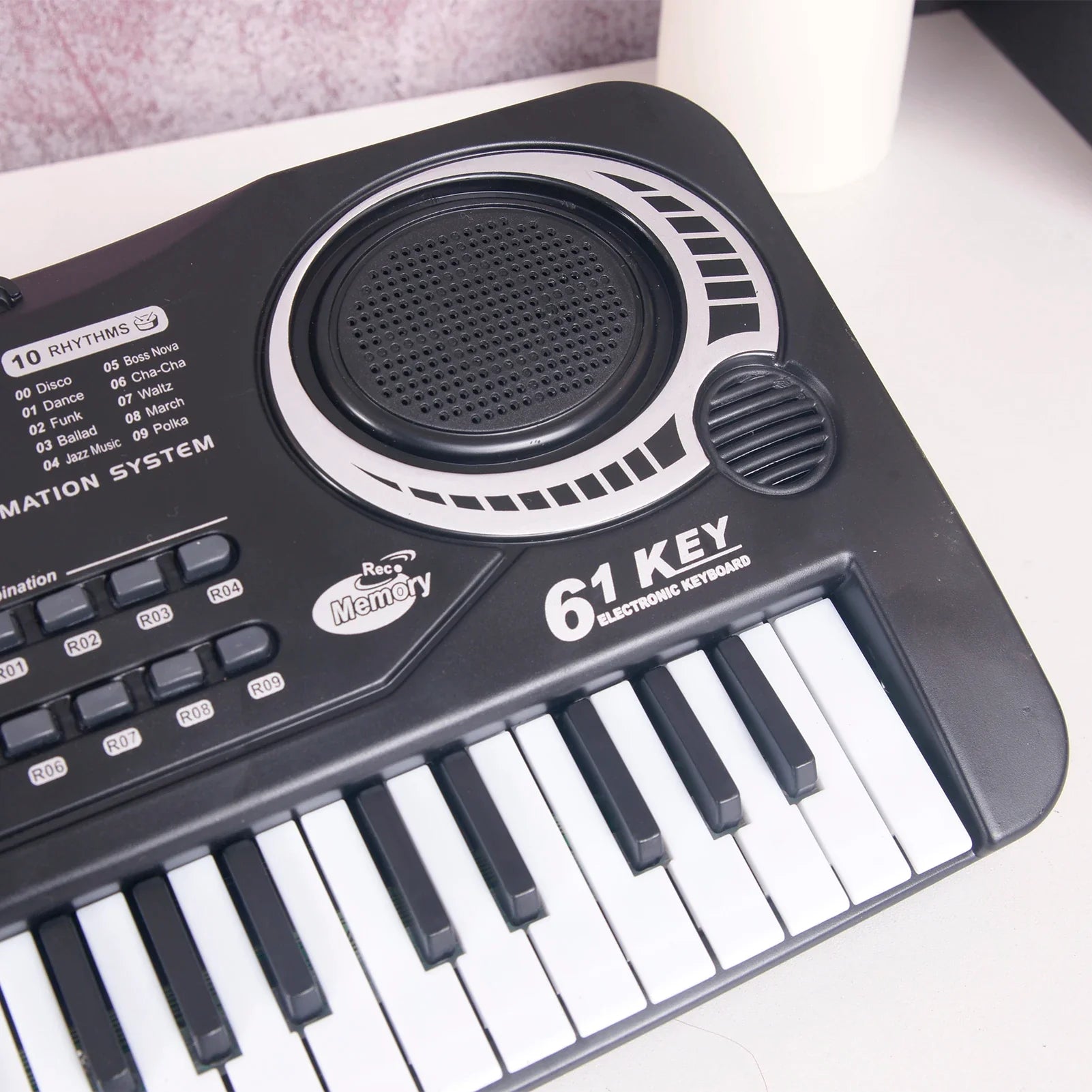 61 Keys Black Digital Music Electronic Keyboard KeyBoard Electric Piano Kids Gift Musical Instrument