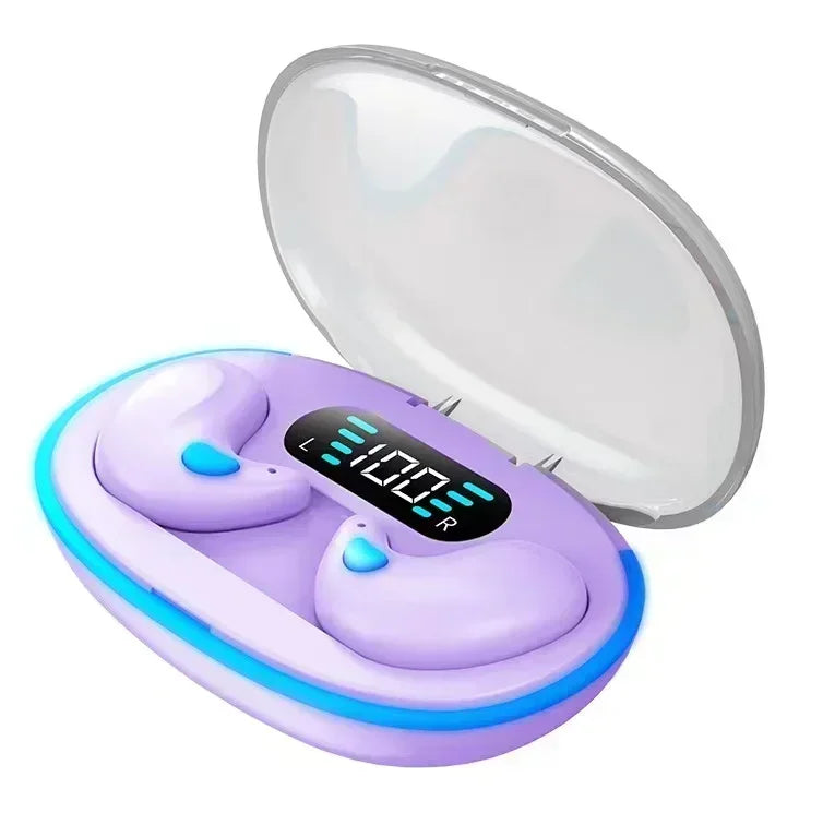 Mini Invisible Sleep Wireless Earphone Bluetooth 5.0 Hidden Earbuds IPX5 Waterproof Noise Cancelling Touch Control Headphone X55
