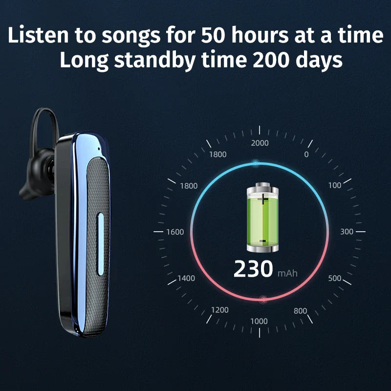 Wireless Bluetooth Headphones With Microphone Earphones Noise Cancelling Handsfree Noise Canceling Headset For Driving Busines