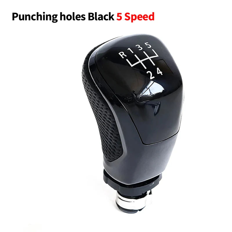 12mm 5 6 Speed Car Shift Gear Knob Lever For Audi A4 B6 B7 B8 A6 A3 VW Golf Polo Bora Passat Ibiza 6J Seat Leon Mk1 Skoda