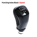 12mm 5 6 Speed Car Shift Gear Knob Lever For Audi A4 B6 B7 B8 A6 A3 VW Golf Polo Bora Passat Ibiza 6J Seat Leon Mk1 Skoda